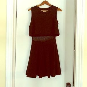 Super cute black & lace dress